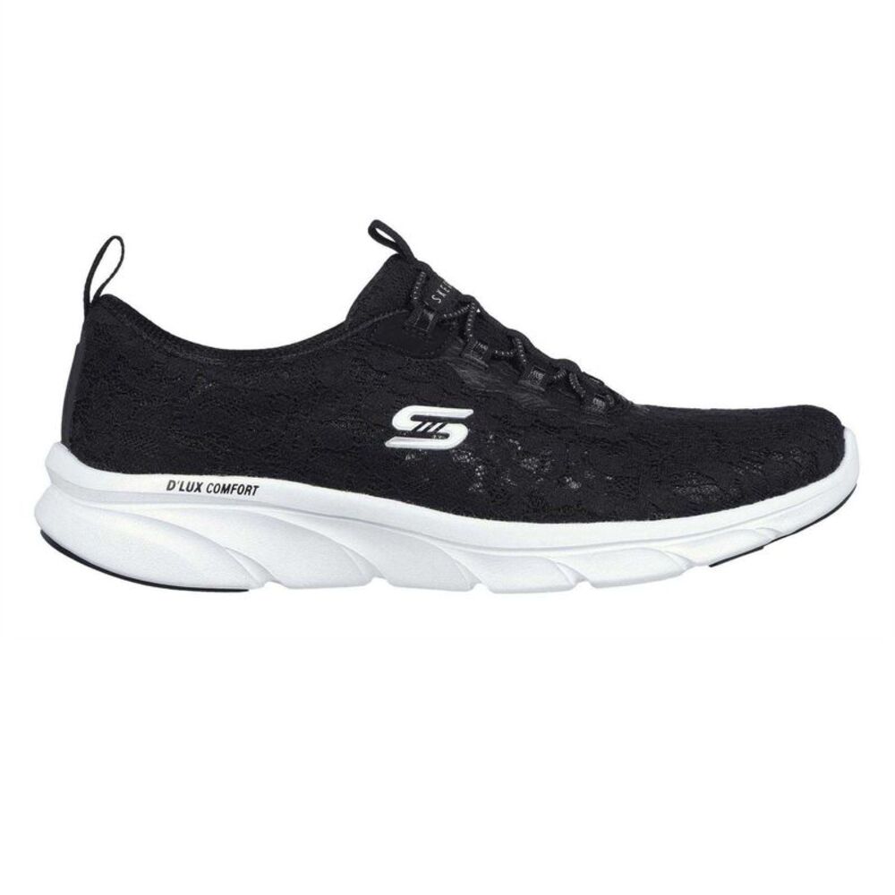 Skechers Womens/Ladies D�'Lux Sneakers / Black